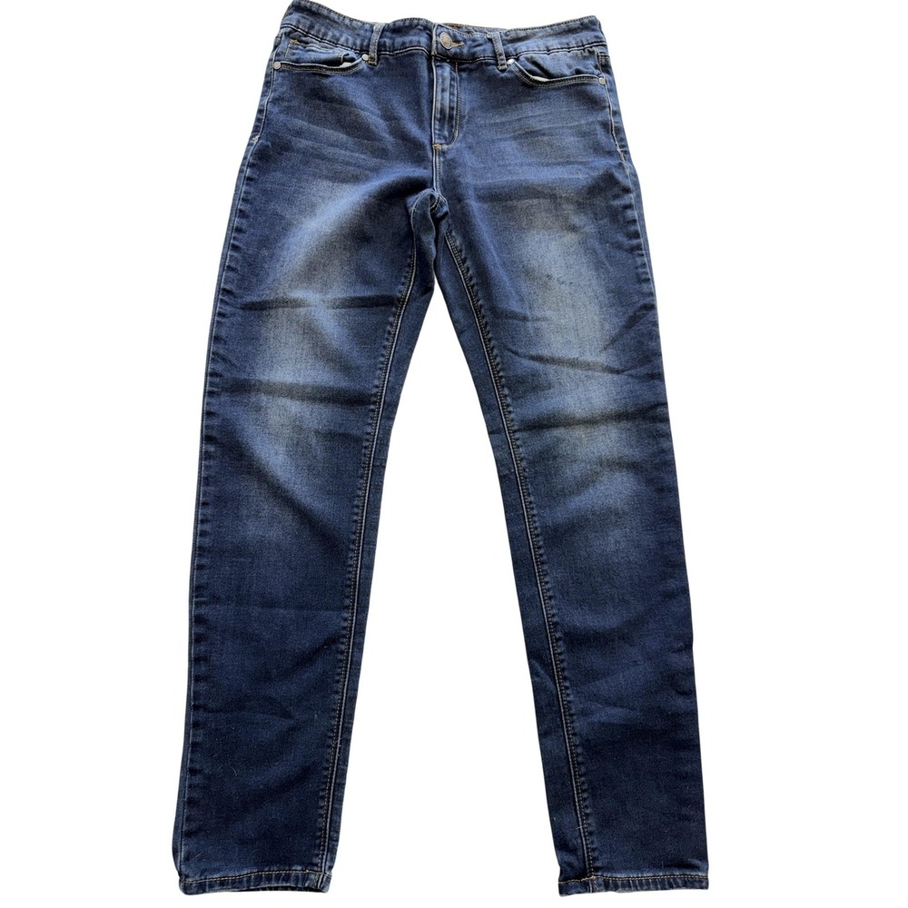 Buffalo Skinny Jeans Womens 31x27 Blue Med Wash Mid Rise Slim Denim Pants